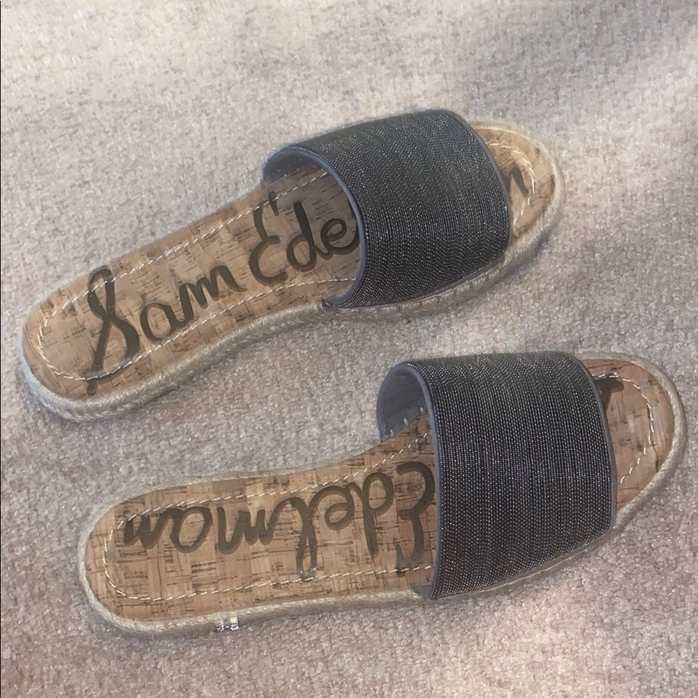 Sam Edelman Beaded Espadrille slides